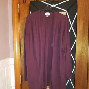 Old Navy Maroon Cardigan ❤😀